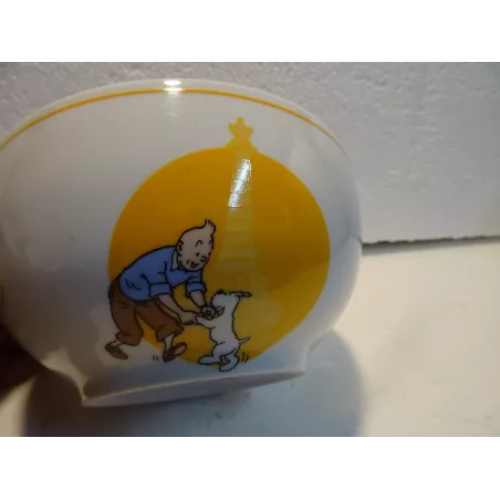 BOL TINTIN  HERGE  DIAMETRE 13CM  HT. 7CM