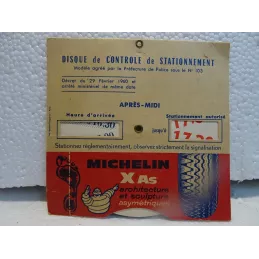 DISQUE DE CONTROLE DE STATIONNEMENT  MICHELIN