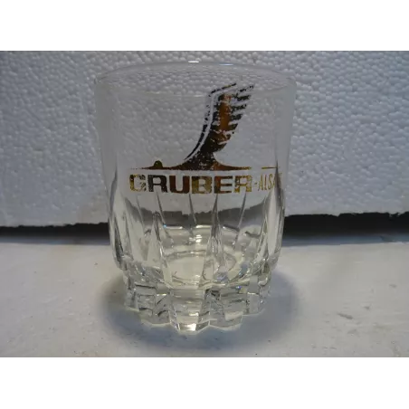 VERRE GRUBER  ALSACE  HT 8CM