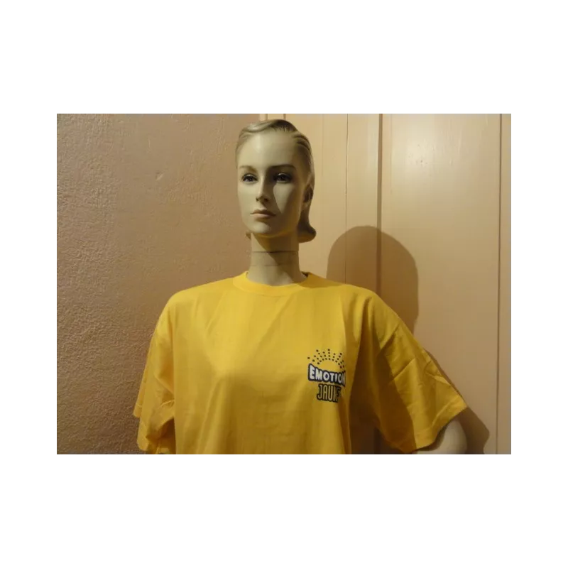 Tee Shirt Jaune Diplodocus – Taille 2 – Coton – Neuf Avec Étiquettes
