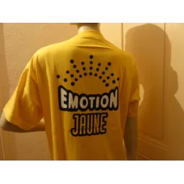 1 TEE-SHIRT EMOTION JAUNE  RICARD