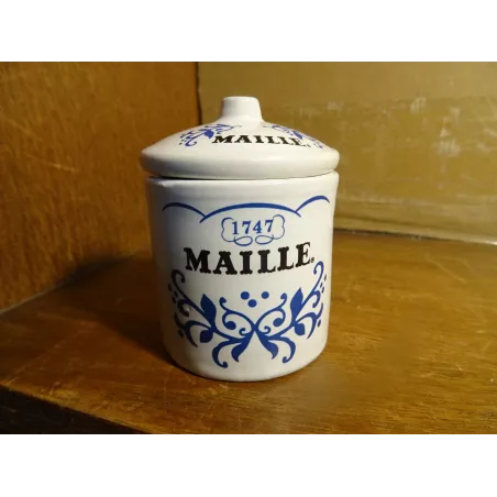 1 POT A MOUTARDE  MAILLE  DIAMETRE 5.50CM HT.6.50CM