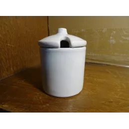 5 POTS A MOUTARDE  MAILLE  DIAMETRE 5.50CM HT.6.50CM
