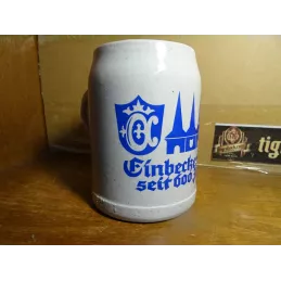 CHOPE  EINBECKER BIER 50CL EN GRES HT B13.20CM