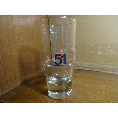 6 VERRES PASTIS 51 17CL HT 12.50CM