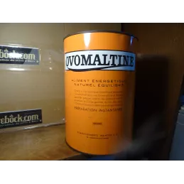 BOITE  OVOMALTINE  HT 26CM  DIAMETRE 18CM