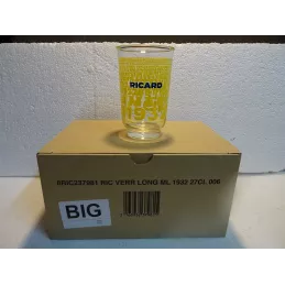 6 VERRES RICARD LEHANNEUR COLLECTOR  27CL LES 90ANS BORN A MARSEILLE