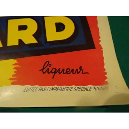 AFFICHE RICARD  65CM X50CM