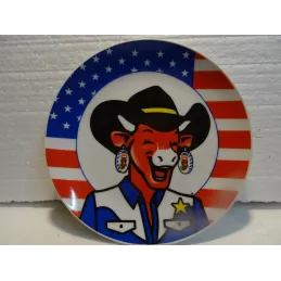 LA VACHE QUI RIT  MUG AVEC SA SOUCOUPE  HT.9.20CM  DIAMETRE 19CM