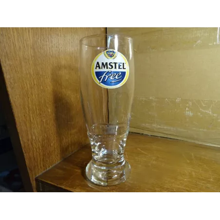 6 VERRES AMSTEL FREE 25CL HT 16.50CM