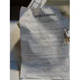 JEU PLATEAU BAC A CHOPES  PISTE 421AVEC LA NOTICE