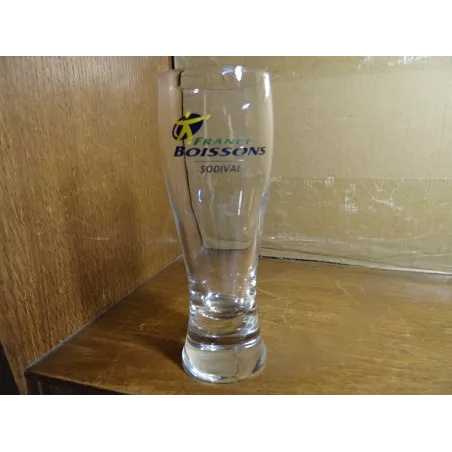 6 VERRES GALOPIN  FRANCE BOISSONS  12.50CL  HT 14.50CM