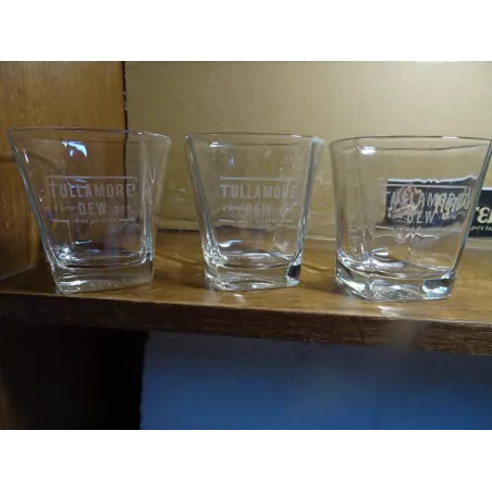 3 VERRES TULLAMORE DEW 20CL HT 8.70CM