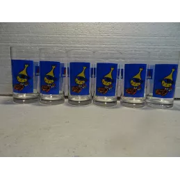 6 VERRES ORANGINA...