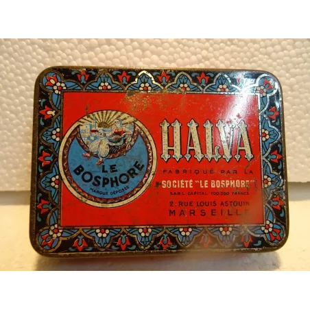 BOITE  HALVA  LE BOSPHORE  11CM X8CM X2.50CM