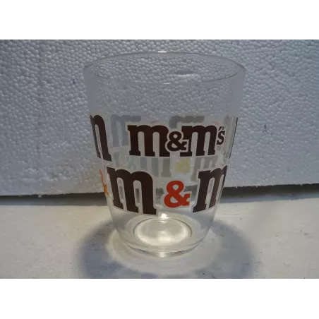 1 VERRE M&M'S COLLECTOR 25CL HT 10CM