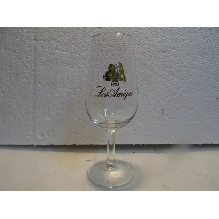 6 VERRES  FINO LOS AMIGOS  HT 15.10CM