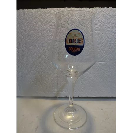 6 VERRES  CIRCUS  GOUDALE 25CL HT.20.70CM