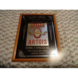 MIROIR  STELLA ARTOIS  60CM X55CM