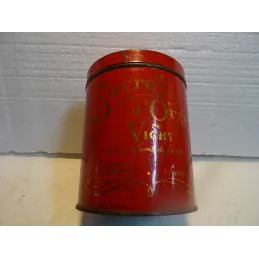 BOITE  SUCRE D'ORGE  DE VICHY  HT 13.30CM DIAMETRE 11CM