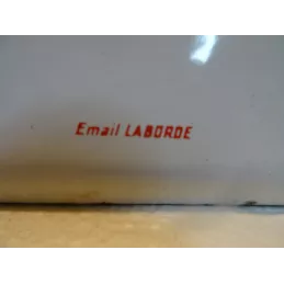PLAQUE EMAILLEE  ASSURANCE  SUR LA VIE  40CM X30CM