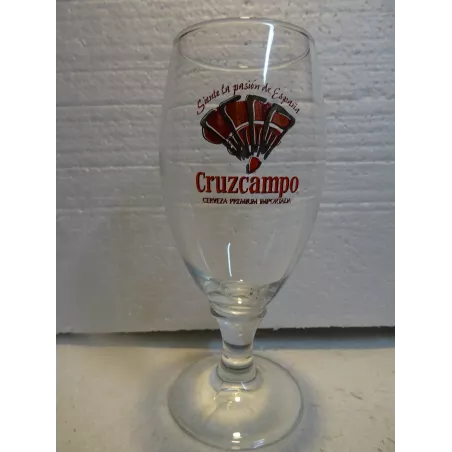 6 VERRES  CRUZCAMPO 25CL HT 16.90CM