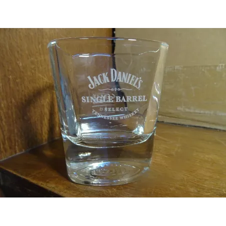 6 VERRES JACK DANIEL'S  SINGLE BARREL HT 8.80CM