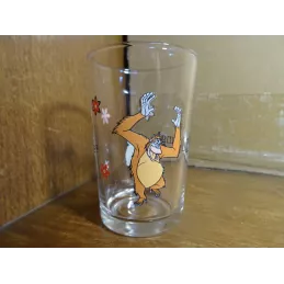 VERRE  LE LIVRE DE LA JUNGLE  DISNEY  HT 9.80CM