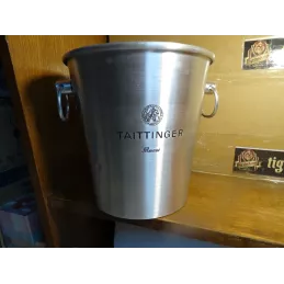 SEAU CHAMPAGNE TAITTINGER  EN METAL  HT 20.50CM