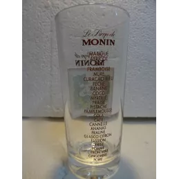 6 VERRES  MONIN 25CL HT 14CM