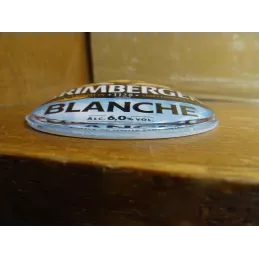 1/2 GLOBE GRIMBERGEN ( DEVANT DE POMPE A BIERE) BLANCHE