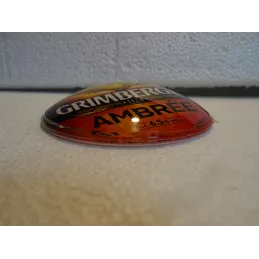 1/2 GLOBE GRIMBERGEN ( DEVANT DE POMPE A BIERE) AMBREE