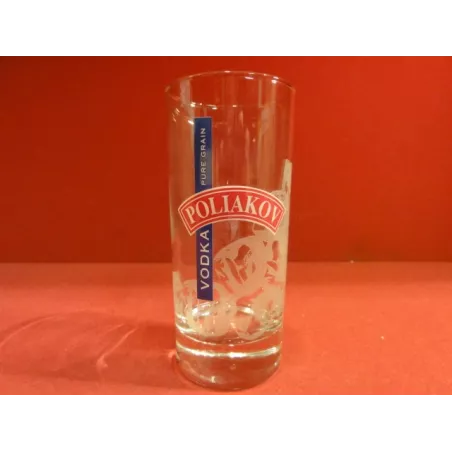 6 VERRES VODKA POLIAKOV  HT 13.CM