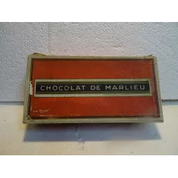 BOITE  CHOCOLAT MARLIEU EN CARTON  18.50CM X9.40CM X5 CM