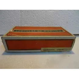 BOITE  CHOCOLAT MARLIEU EN CARTON  18.50CM X9.40CM X5 CM