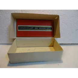 BOITE  CHOCOLAT MARLIEU EN CARTON  18.50CM X9.40CM X5 CM