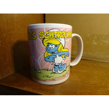 MUG  LES SCHTROUMPFS HT.9.80CM