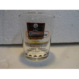 1 VERRE RHUM  DAMOISERAU HT 7.70CM