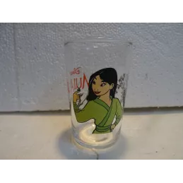 1 VERRE  AMORA  MULAN  DISNEY HT 9.50CM