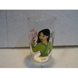 1 VERRE  AMORA  MULAN  DISNEY HT 9.50CM