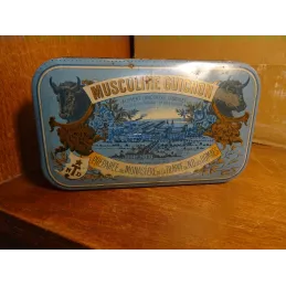 BOITE MUSCULINE GUICHON  14CM X8.20CM X4.20CM