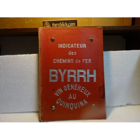 INDICATEUR DES CHEMINS DE FER BYRRH