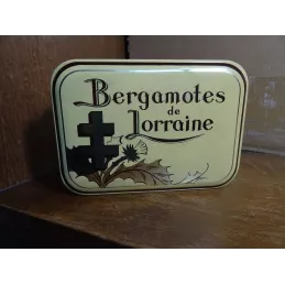 BOITE BERGAMOTES DE LORRAINE  12.50CM X9CM X3CM