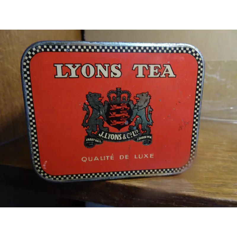 BOITE LYONS TEA 9.70CM X7.60CM X5.80CM BOITE LYONS TEA 9.70CM X7.60CM X5.80CM