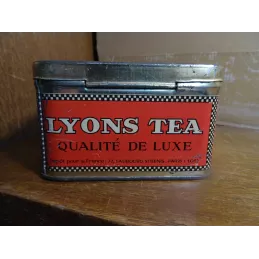 BOITE LYONS TEA  9.70CM X7.60CM X5.80CM