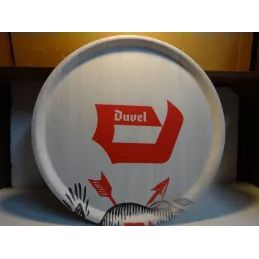 PLATEAU  DUVEL DIAMETRE  44CM  EN RESINE
