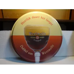 PLATEAU  WESTMALLE  EN RESINE  DIAMETRE 44CM