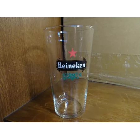 1 VERRE HEINEKEN 30CL  HT 13.40CM