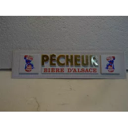 PLEXI PECHEUR  BIERE D'ALSACE  31.50CM X8CM