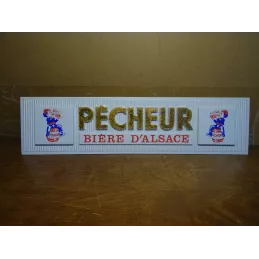 PLEXI PECHEUR  BIERE D'ALSACE  31.50CM X8CM